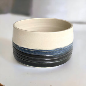 Cecily Willis Pottery Bowl Black and White