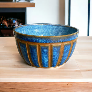 Cecily Willis Blue Stripe Bowl