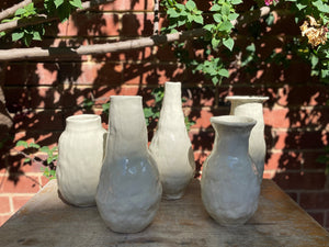 Hand building a ceramic vessel - September