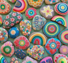 Load image into Gallery viewer, Dot Painted Mandela Rocks