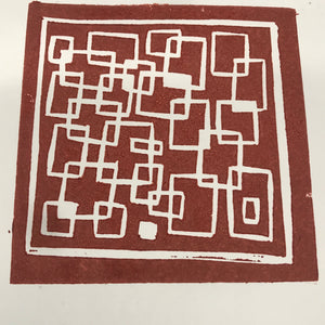 Lino printing - October