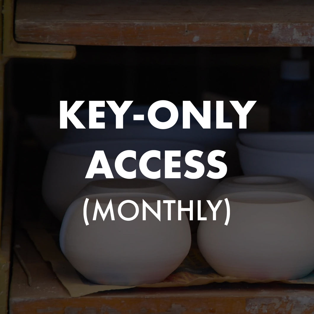 Studio Hire: Key-Only Access (Monthly)