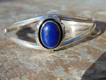 Load image into Gallery viewer, Split shank gemstone cuff bracelet