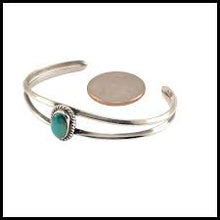 Load image into Gallery viewer, Split shank gemstone cuff bracelet